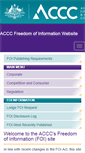 Mobile Screenshot of foi.accc.gov.au